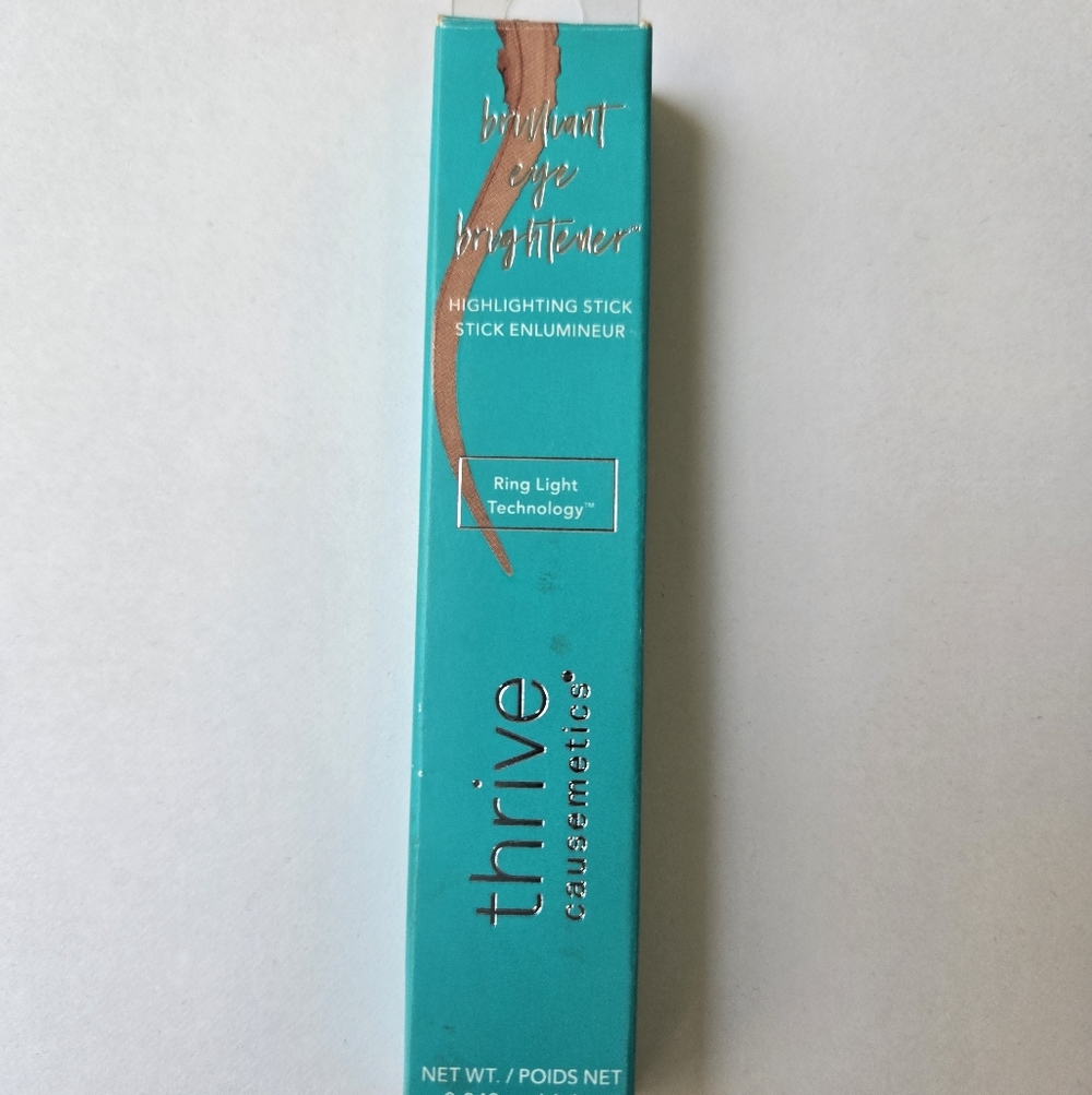Thrive Causemetics Brilliant Eye Brightener Highlighting Stick - Teal Box Ruth